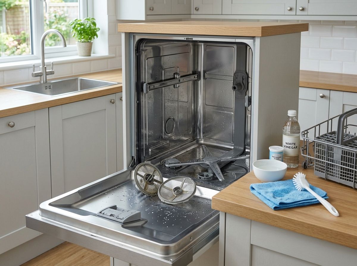 how to clean a dishwasher