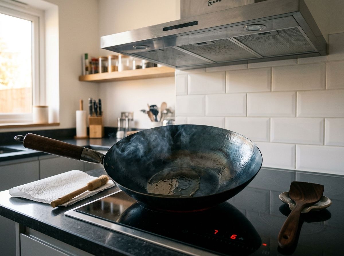 how to season a wok