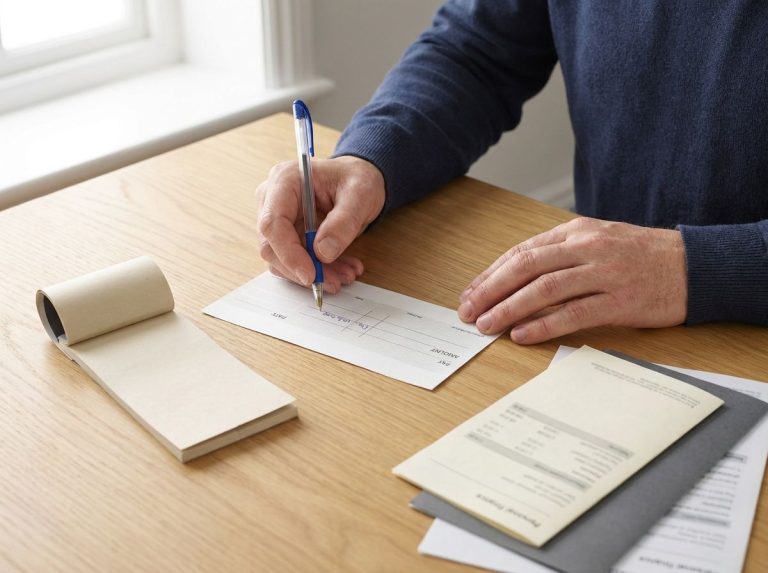 how to write a cheque uk